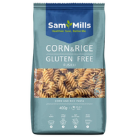 Paste fusilli din porumb si orez, 400 g, Sam Mills