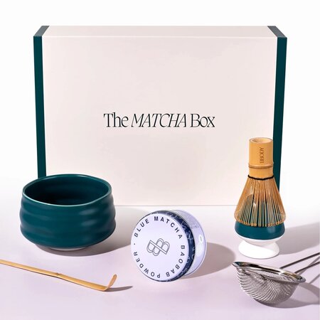 Set premium pentru prepararea ceaiului Blue Matcha Toolbox, BBody 669710