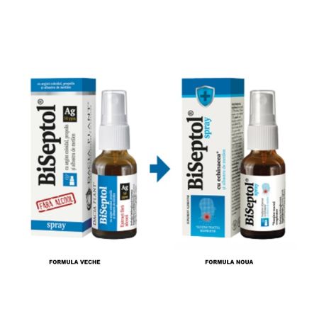 Biseptol Spray cu Albastru de Metilen si Echinacea, 20 ml, Dacia Plant 669718