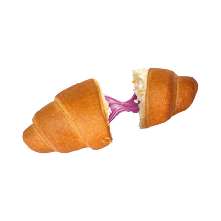 Croissant proteic cu crema de fructe de padure, 65 g, FeelingOK 669741