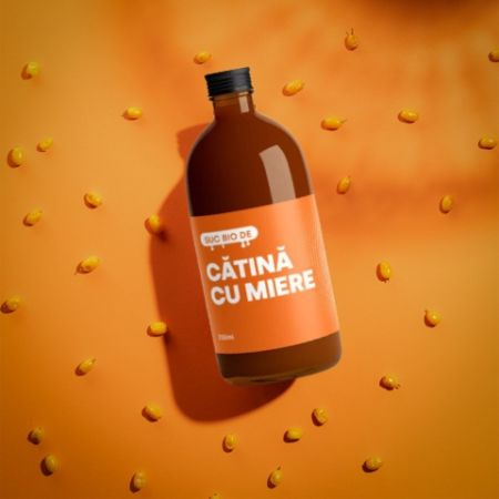 Suc bio de catina si miere, 250 ml, Catineata 669743