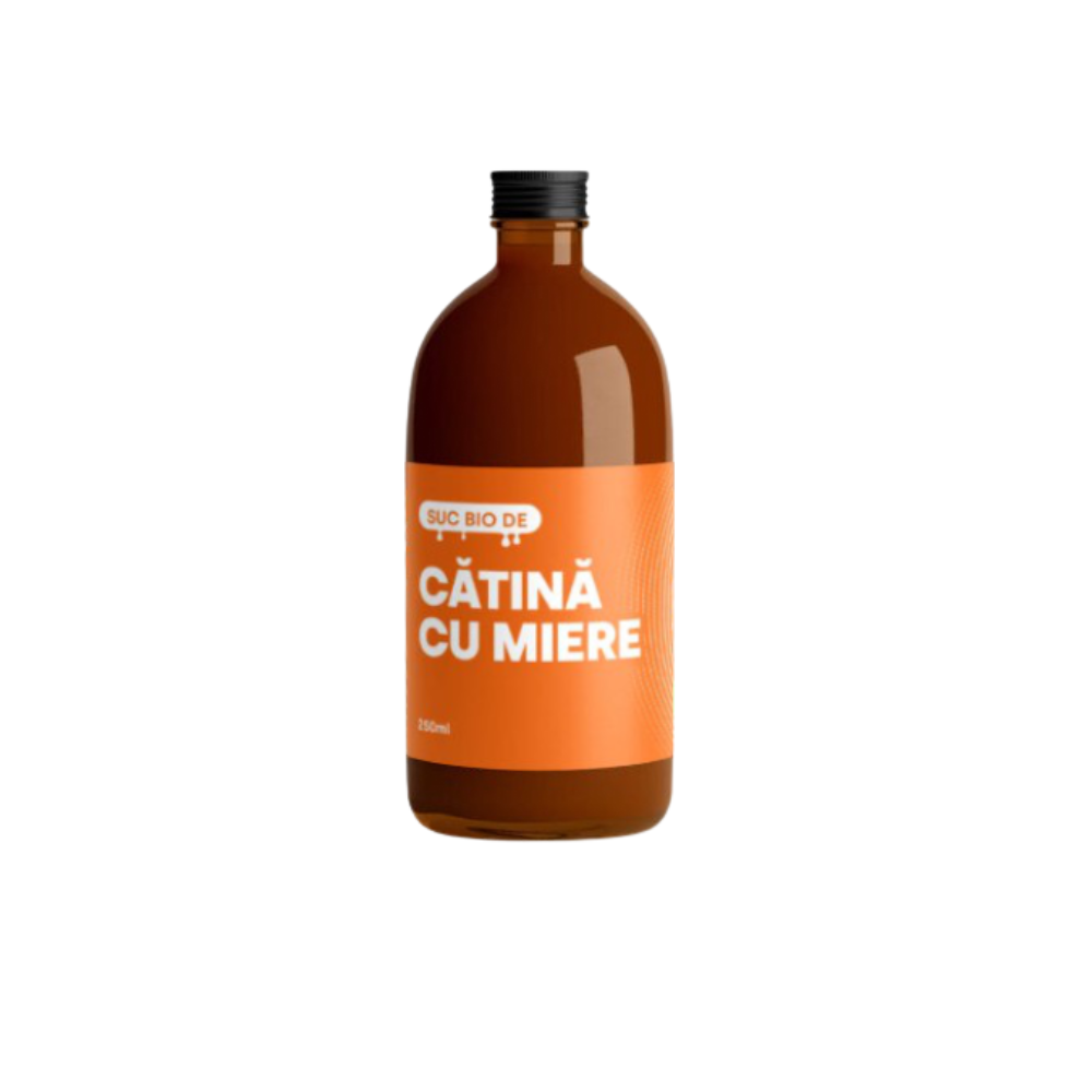 Suc bio de catina si miere, 250 ml, Catineata