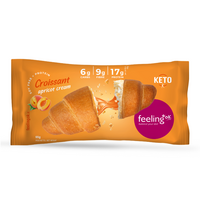 Croissant proteic cu crema de caise, 65 g, FeelingOK