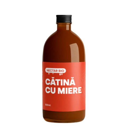 Nectar bio de catina si miere, 500 ml, Catineata