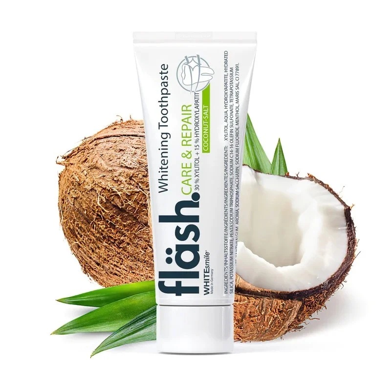 Pasta de dinti, Coconut-salt, flash Care & Repair, 75 ml, White Smile