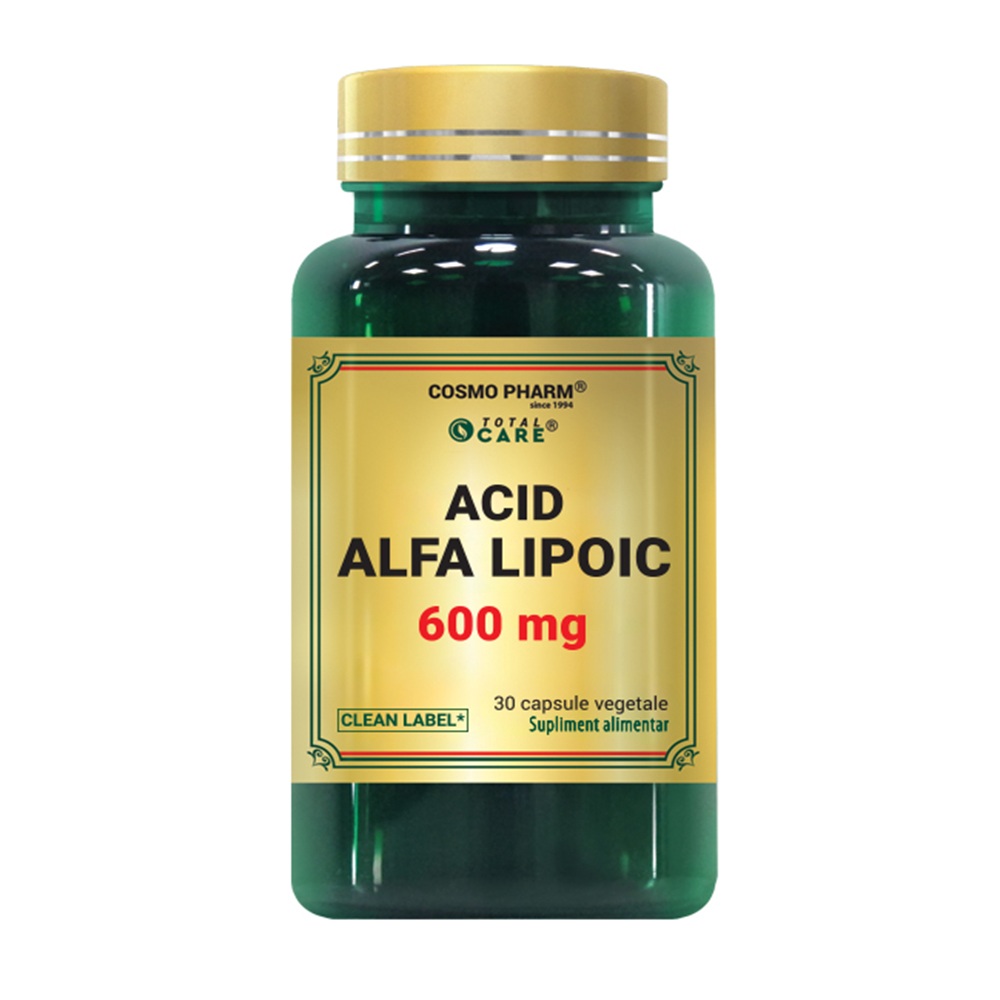 Acid Alfa Lipoic, 600 mg, 30 capsule, Cosmo Pharm