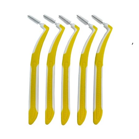 Periute interdentare M, 1.0 mm, DRM-S362M, Galben,, 5 bucati, Dr.Mayer 669901