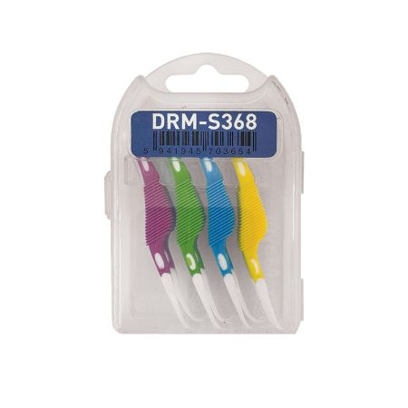 Kit periute interdentare 4 marimi, DRM-S368, 8 bucati, Dr. Mayer 669921
