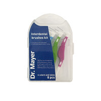 Kit periute interdentare 4 marimi, DRM-S368, 8 bucati, Dr. Mayer