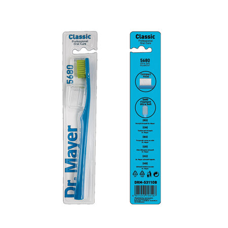 Periuta clasica ultrasoft 5680, Albastru, DRM-S311B, 1 bucata, Dr. Mayer 669927