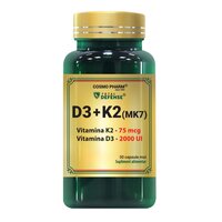 D3+K2, 30 capsule moi, Cosmo Pharm