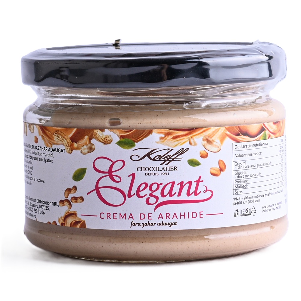 Crema de arahide Elegant, 200 g, Kollef