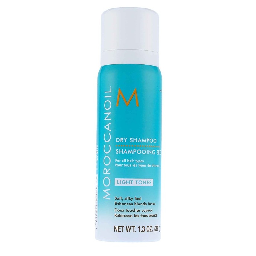 Sampon uscat pentru curatarea parului deschis la culoare Dry Shampoo Light Tones, 62 ml, Moroccanoil