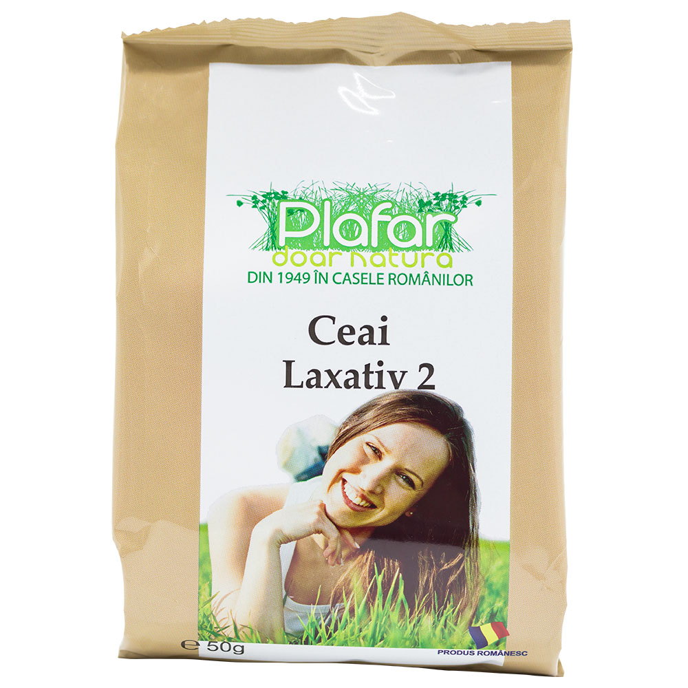 Ceai laxativ 2, 50 g, Plafar