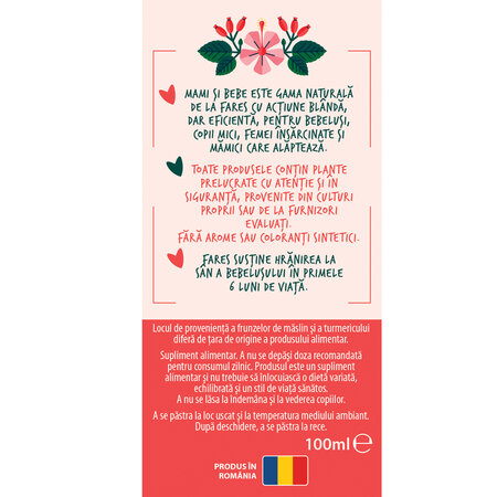 Sirop Biosept Mami si Bebe, 100 ml, Fares 614211