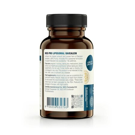 Baicalein Pure Pro Liposomal, 60 capsule, Geneceutica 670085