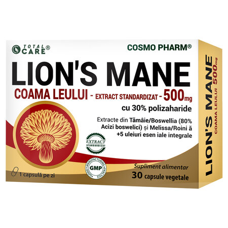Lion's Mane, 30 capsule, Cosmo Pharm