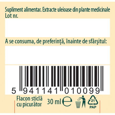 Mami si bebe Babycalm solutie, D104, 30 ml, Fares 614201