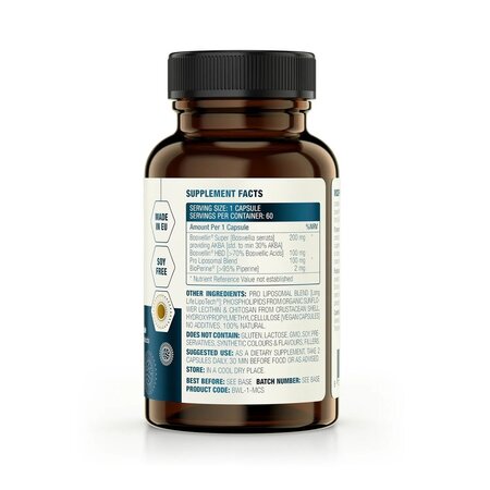 Boswellia Mega Akba Pro Liposomal, 60 capsule, Geneceutica 670100