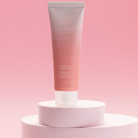 Masca faciala peel-off cu peptide si colagen Balanceful, 80 ml, Celleanser 670202