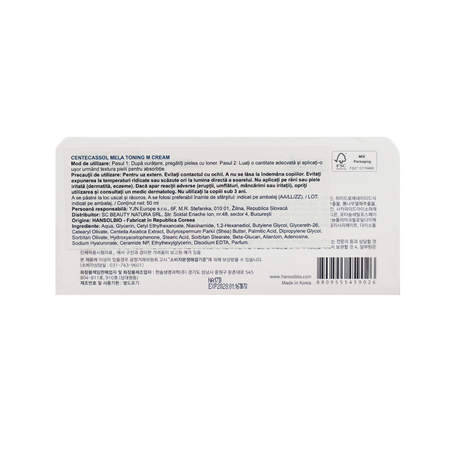 Crema tonifianta cu glutation si centella asiatica Mela Toning M, 30 g, Centecassol 721062