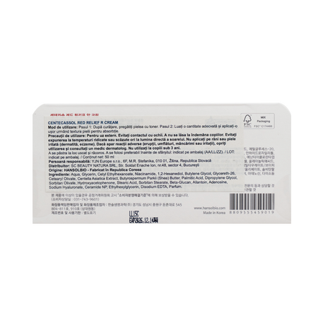 Crema hidratanta pentru ten cu imperfectiuni Red Relief R, 30 g, Centecassol 721049