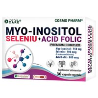 Myo-inositol + Seleniu + Acid folic, 30 capsule vegetale, Cosmo Pharm