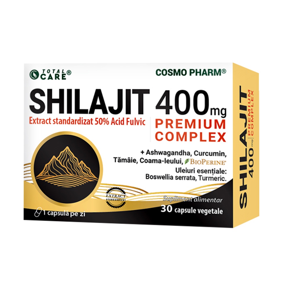 Shilajit 400 mg Premium Complex, 30 capsule, Cosmo Pharm