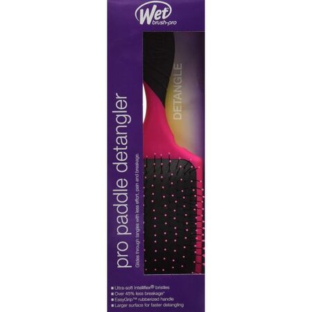 Perie de par roz Paddle Detangler Pro, 1 bucata, Wet Brush 670334