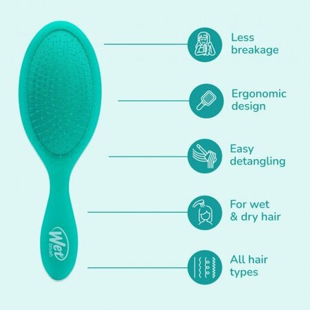 Perie de par pentru descurcare Green Juice Summer Quenchers, 1 bucata, Wet Brush 670364