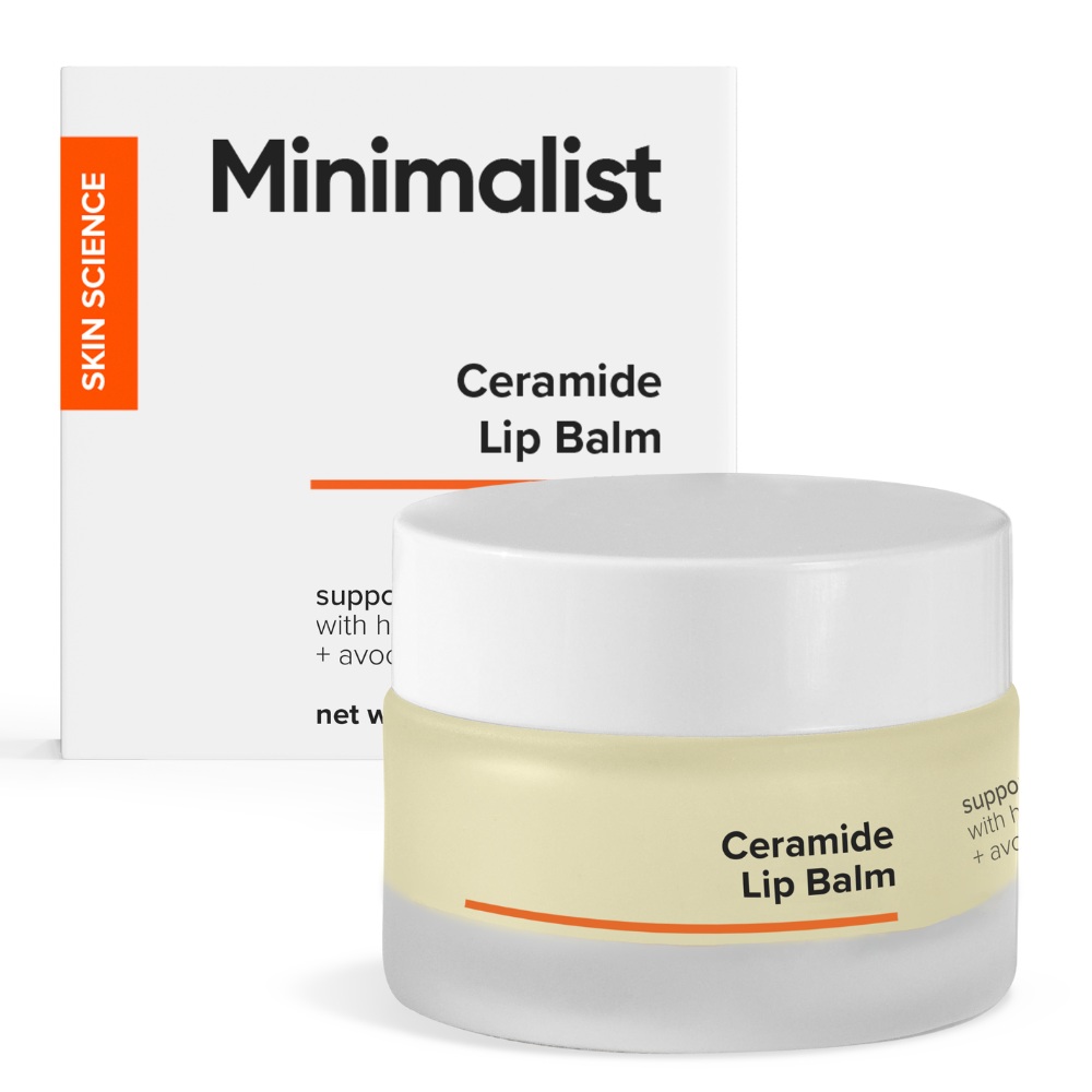 Balsam emolient de buze cu Ceramide, 8 g, Minimalist