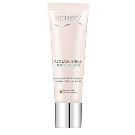 Crema de fata hidratanta cu pigment medium to gold Aquasource BB Cream, 30 ml, Biotherm