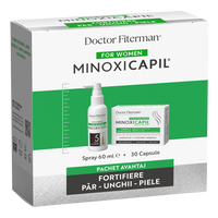 Pachet Minoxicapil Spray, 60 ml + 30 capsule, Doctor Fiterman