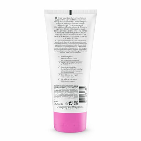 Gel de dus hidratant cu nalba, Herbaderm Hydration, 200 ml, Rausch 670548