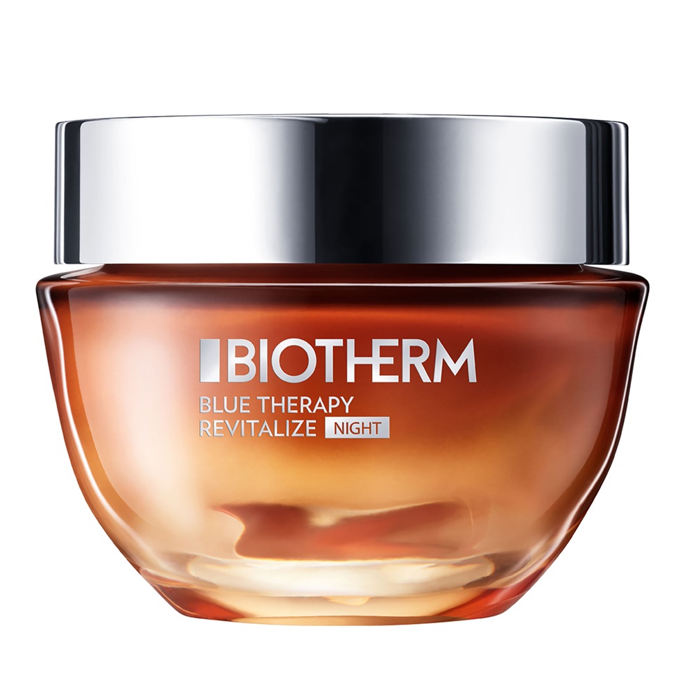 Crema de noapte anti imbatranire cu alge rosii Blue Therapy, 50 ml, Biotherm