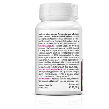 LiverHelp Forte, 60 capsule, Zenyth Pharmaceuticals 701511