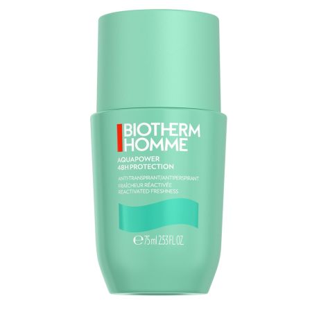 Deodorant roll-on pentru barbati 48h Homme Aquapower, 75 ml, Biotherm