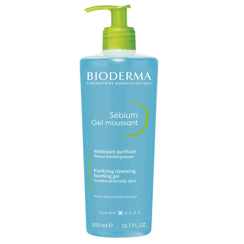 Gel spumant Sebium, 500 ml, Bioderma