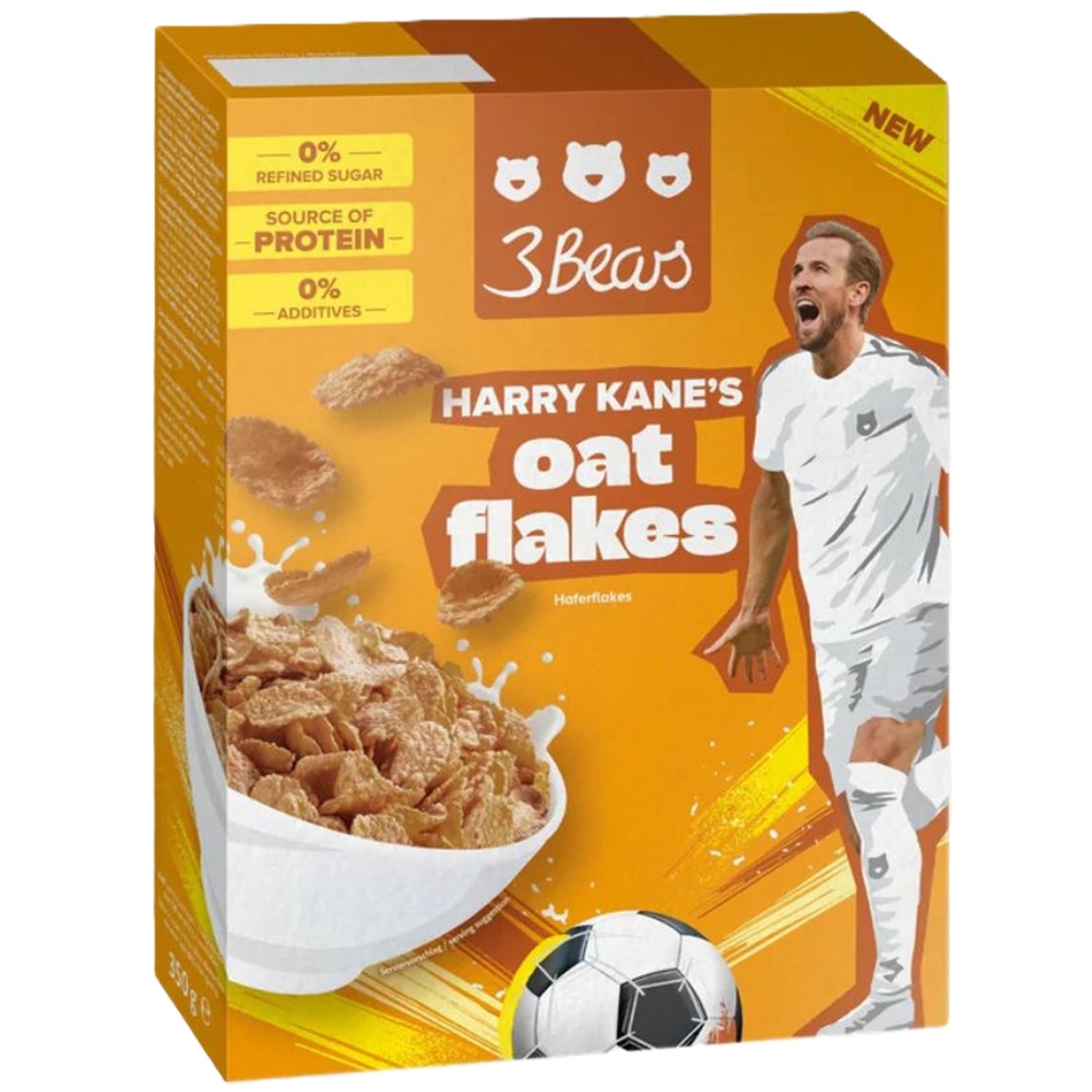Fulgi de ovaz Harry Kane, 350 g, 3Bears
