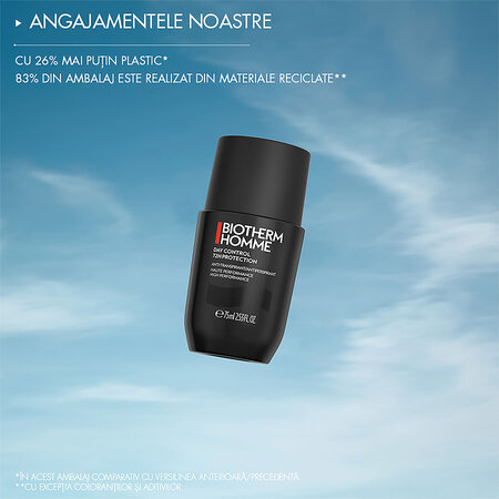 Deodorant roll-on 72h Homme Day Control, 75 ml, Biotherm 670722