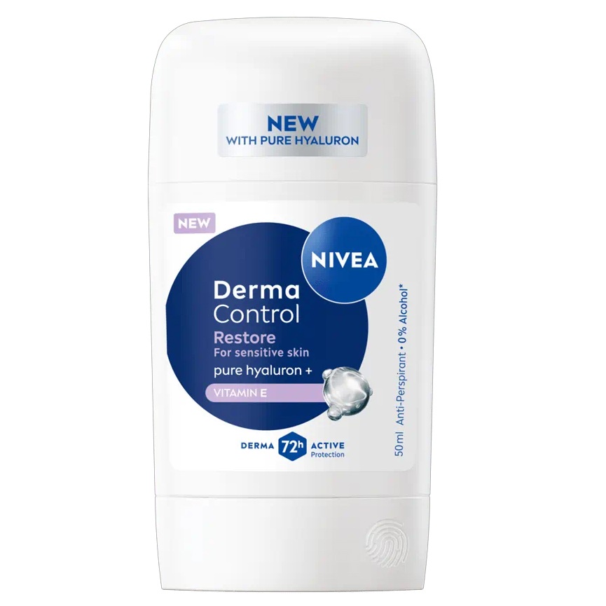 Deodorant stick antiperspirant pentru femei Derma Control Restore, 50 ml, Nivea