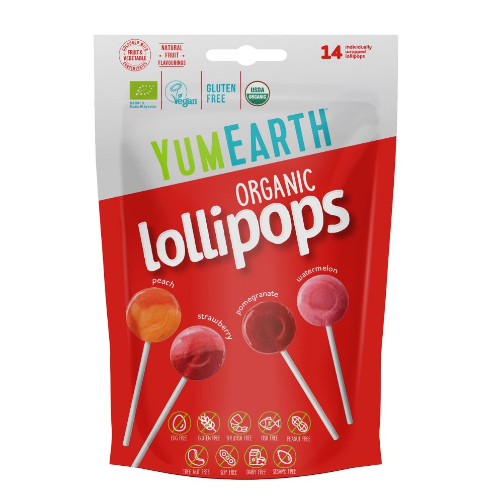 Acadele bio asortate, 14 bucati, YumEarth