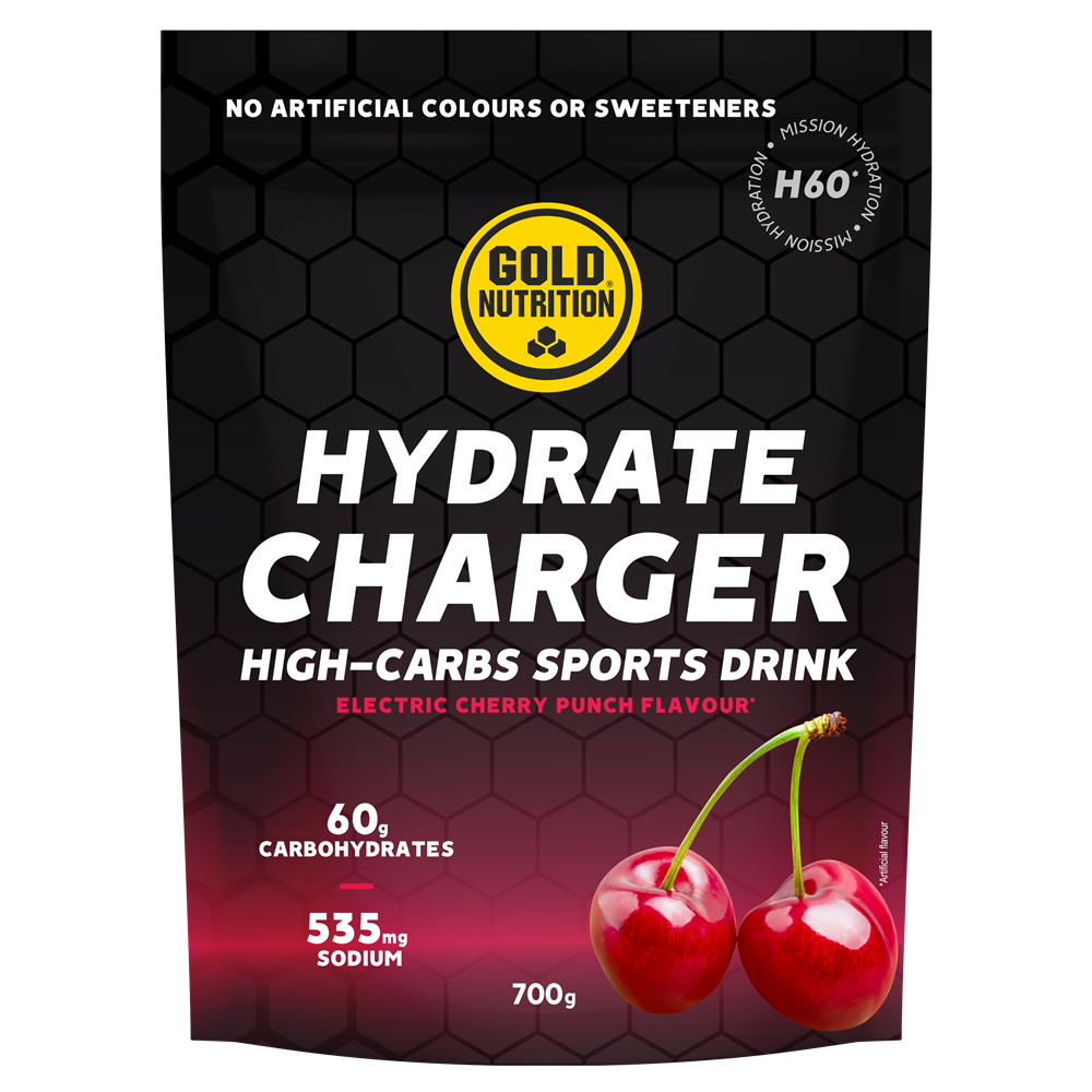 Bautura izotonica cirese, Hydrate Charger H60, 700 g, Gold Nutrition