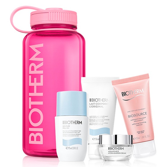 Set de ingrijire ten si corp Pink Drop, Biotherm