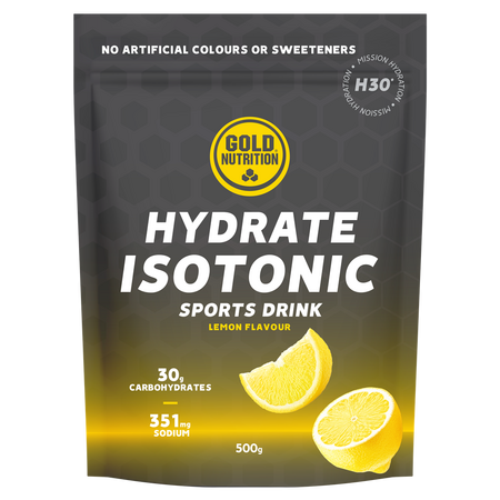 Bautura izotonica lamaie, Hydrate Isotonic H30, 500 g, Gold Nutrition