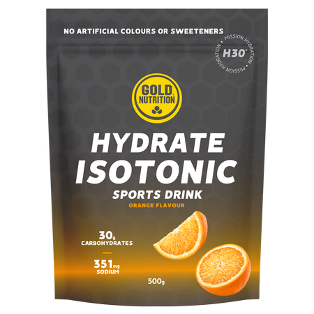 Bautura izotonica portocala, Hydrate Isotonic H30, 500 g, Gold Nutrition