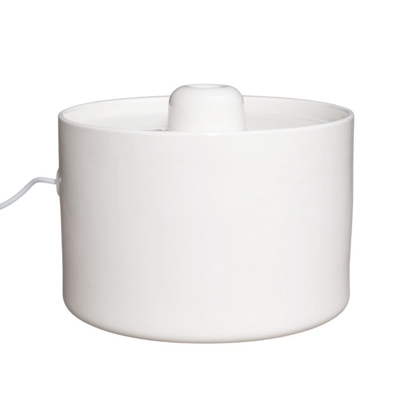 Fantana de apa din ceramica cu sistem de filtrare pentru pisici, 2 L, Shaw