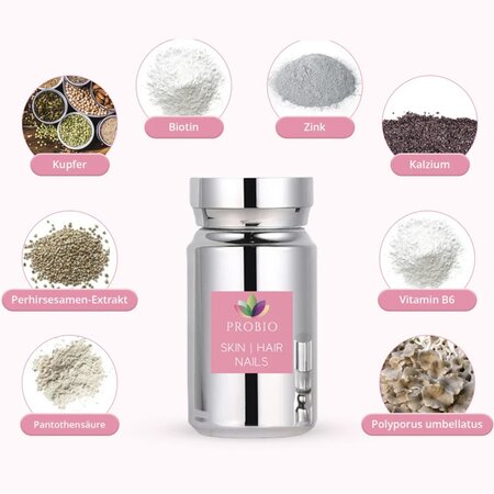 Skin, Hair, Nails, 60 bucati, Probio 671034