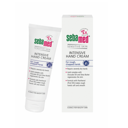 Crema dermatologica pentru ingrijirea intensiva a mainilor Sensitive Skin, 75 ml, Sebamed 671090