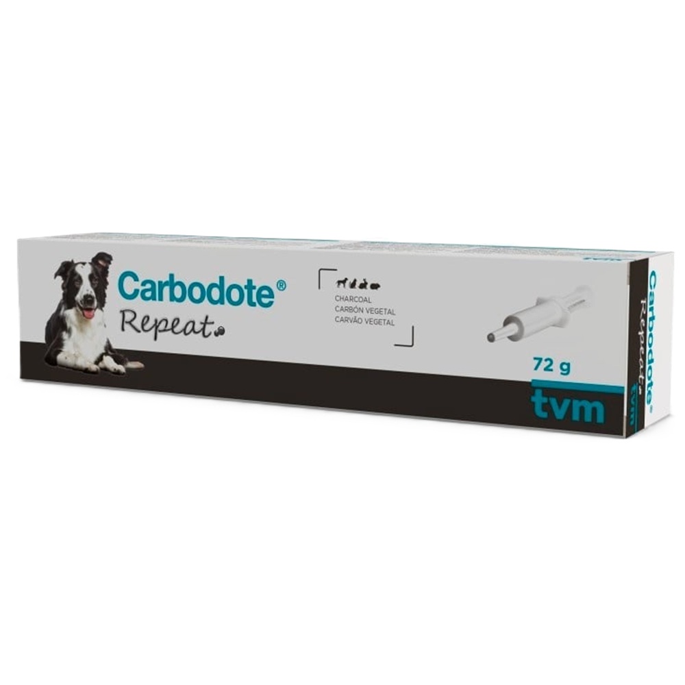 Gel cu carbune activ pentru caini si pisici Carbodote Repeat, 72 g, TVM